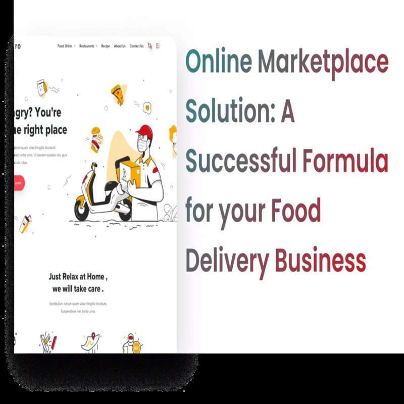 Online Marketplace Solution for your Food Delivery Business