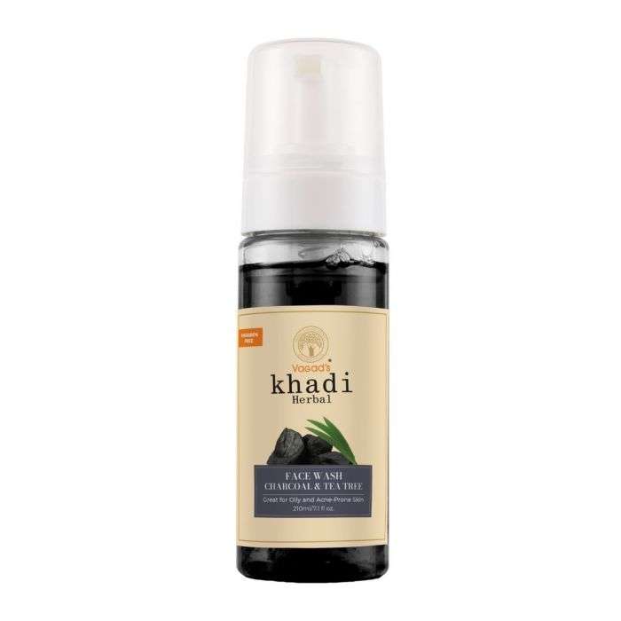 Vagad’s Khadi Charcoal & Tea Tree Foaming Face Wash, 150ml