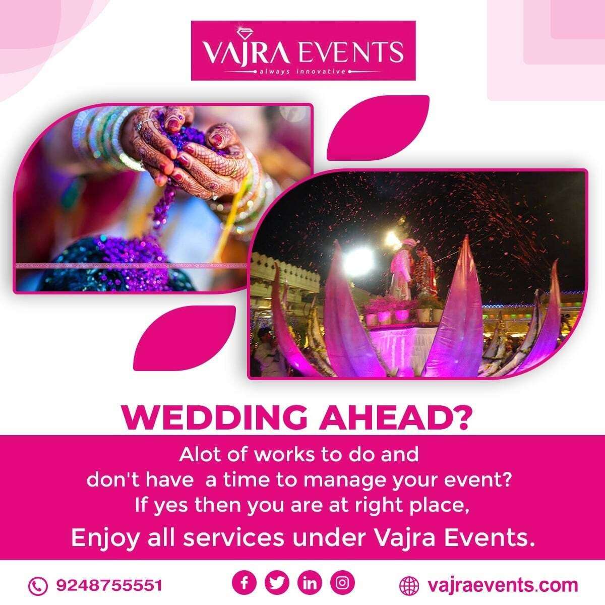 Wedding Planners in Hyderabad – Vajraevents