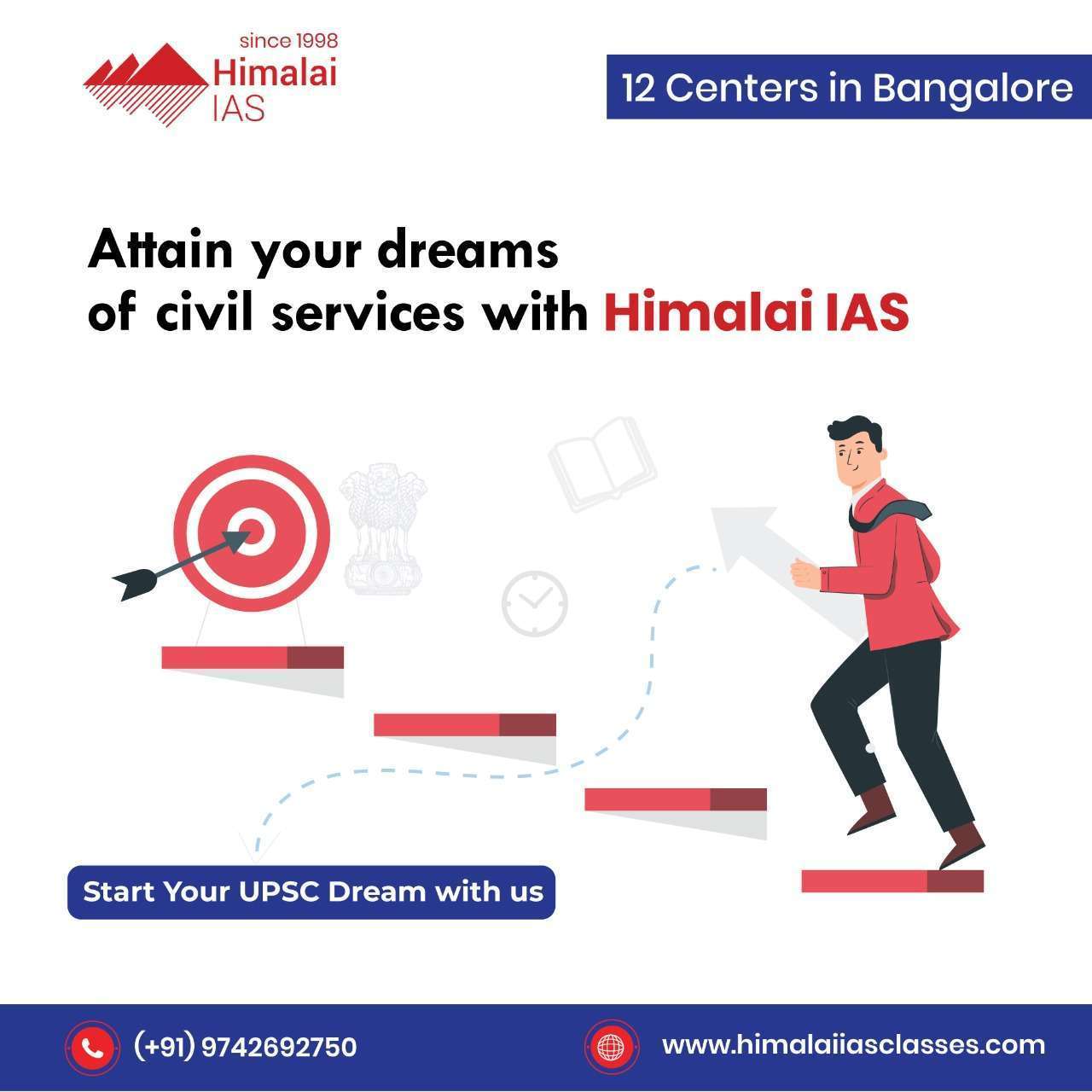 Attain your Dreams of Civil services, Best UPSC Coaching in Bangalore, Himalai