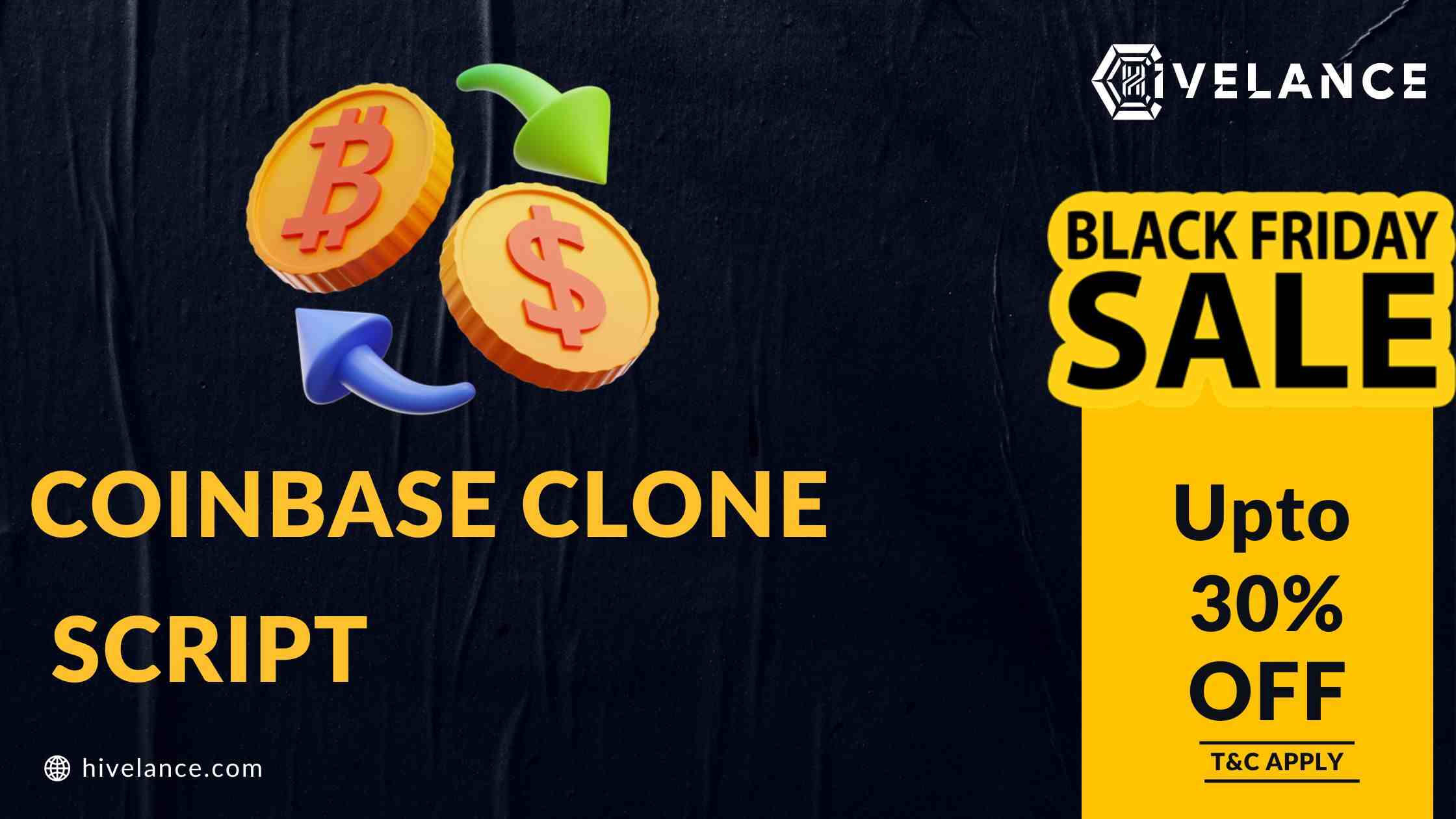 Coinbase Clone Script – Black Friday Sales upto 30% off