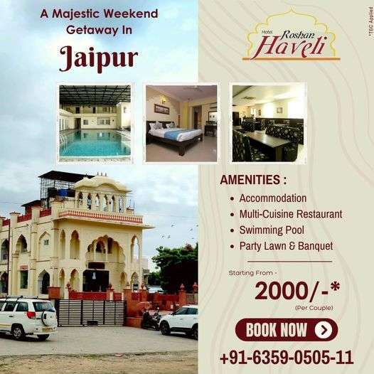 Best Hotel Jaipur for Wedding – Roshan Haveli Resort