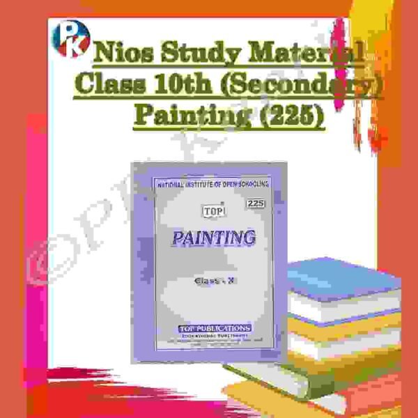 Nios 10th Class Painting (225) Guide Books English Medium