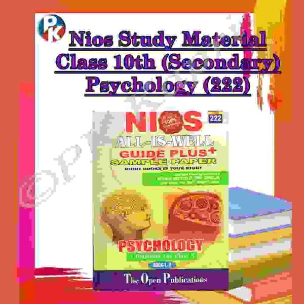 nios guide books for class 10 psychology English medium