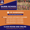 Sainik school entrance coaching