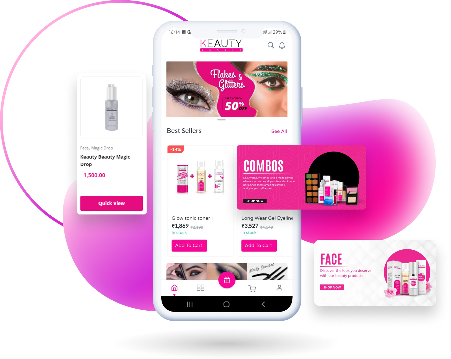 Keauty Beauty: Online Premium Cosmetics App