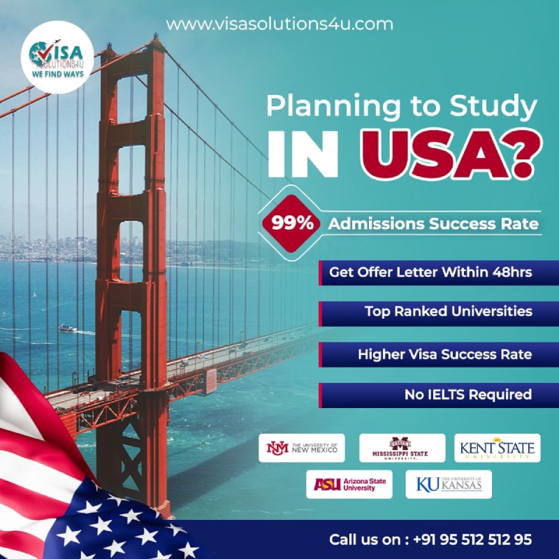 Study in USA without IELTS – Edwise International – Study MD in USA
