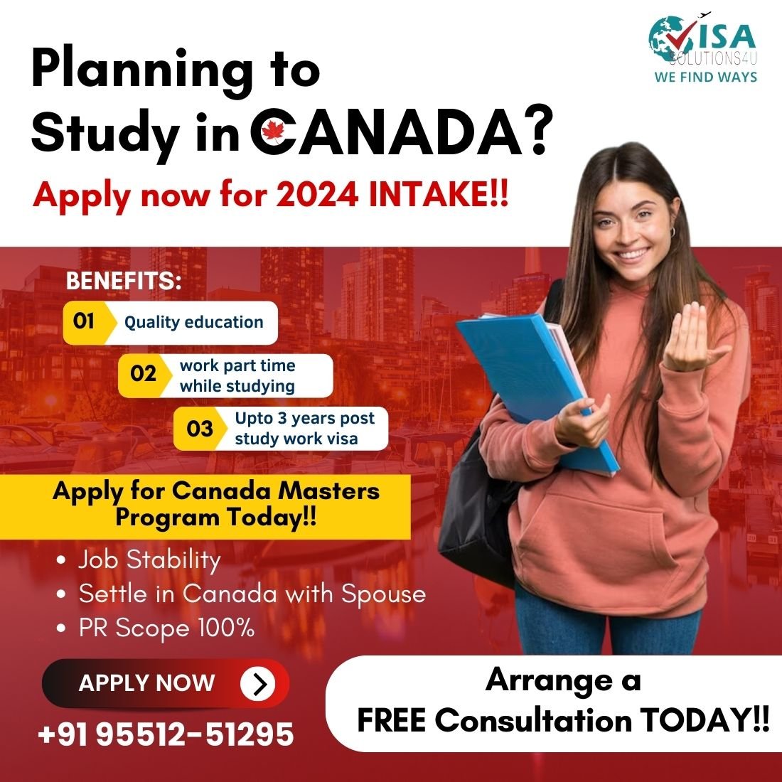 Canada Courses After 12th – Call Now: +919551251295