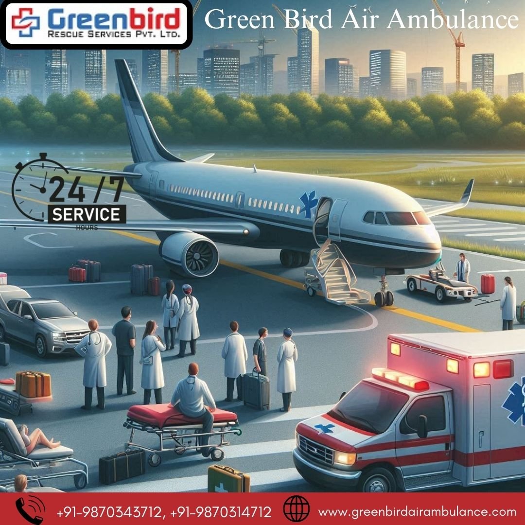 Greenbird Air and Train Ambulance in Patna for Swift Patient Transportation