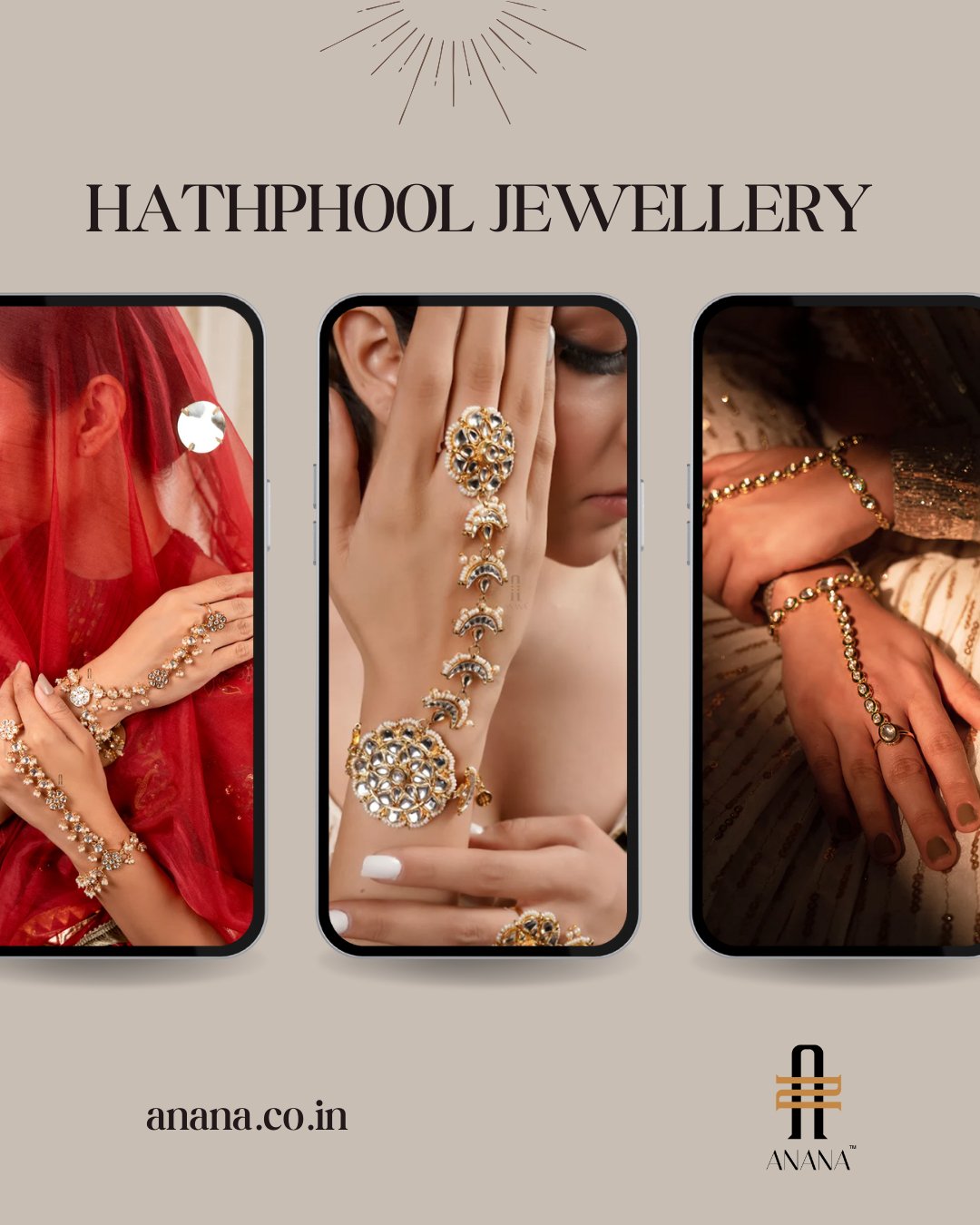 Buy Bridal Haathphool Online – Anana