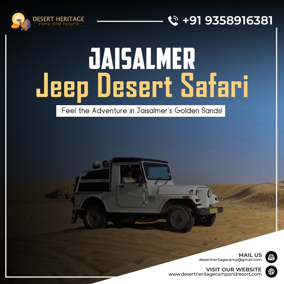 Jeep safari in Jaisalmer