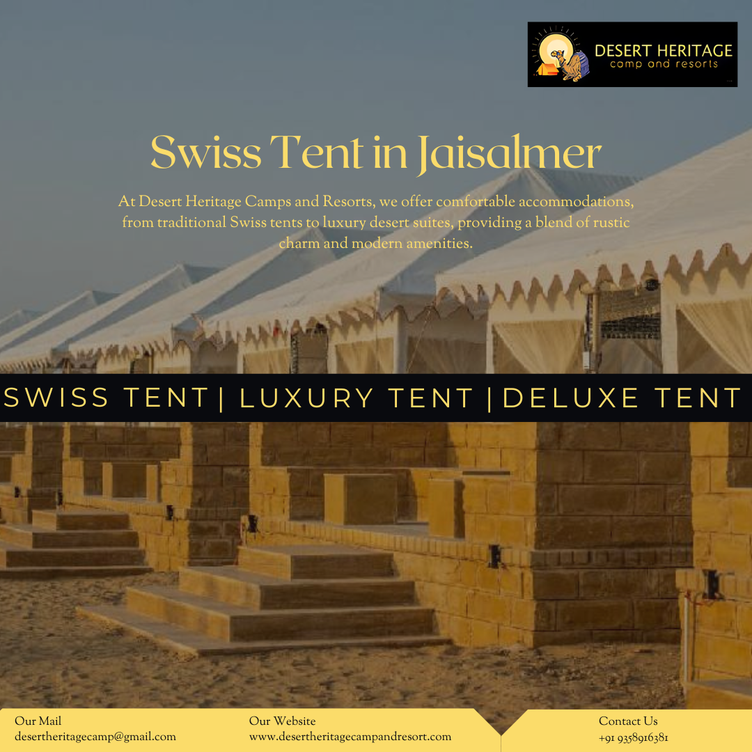 Book Swiss Tent in Jaisalmer