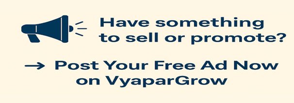 Free Ads Post on Vyapargrow