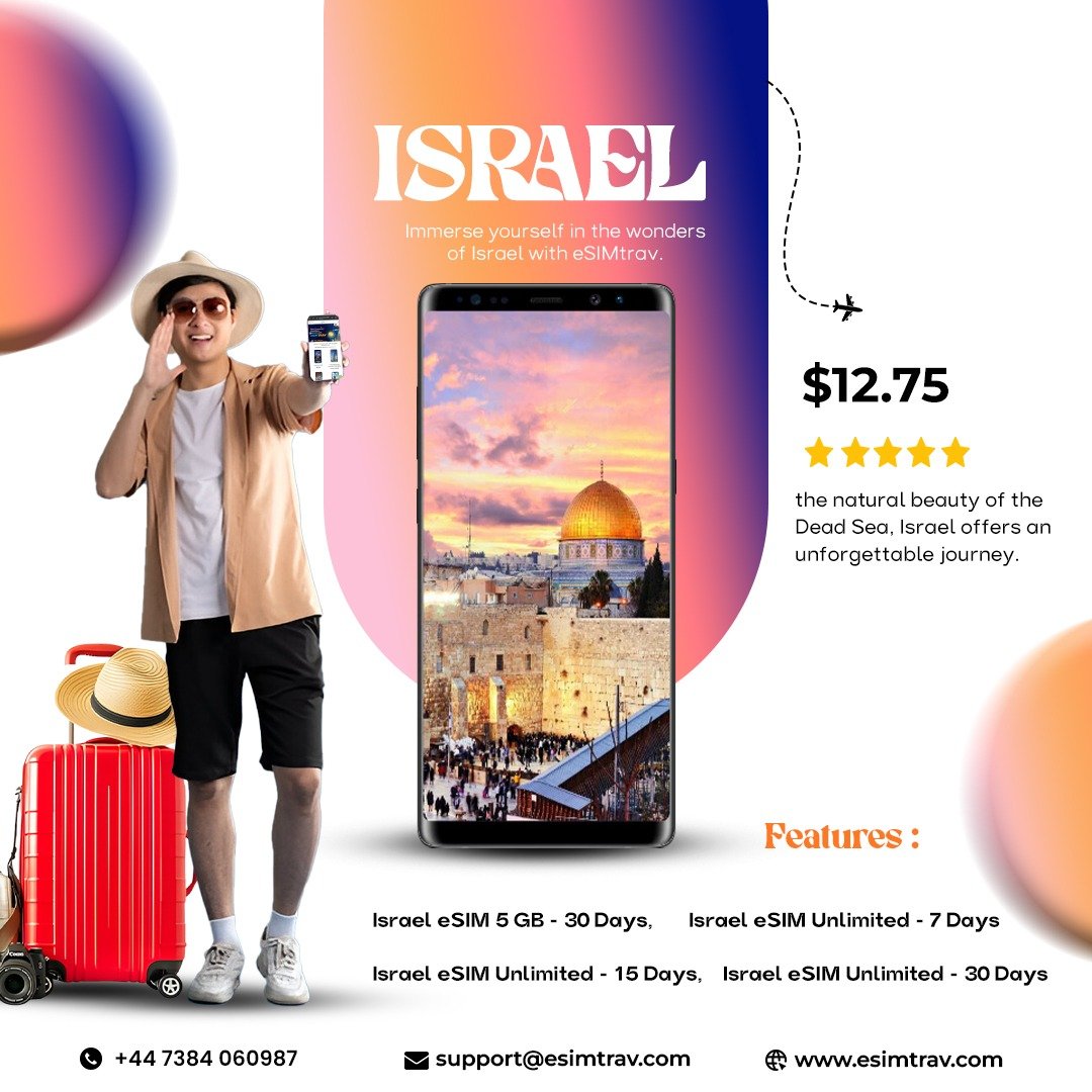 Best eSIM for Travel to Israel – Stay Connected with eSIMtrav