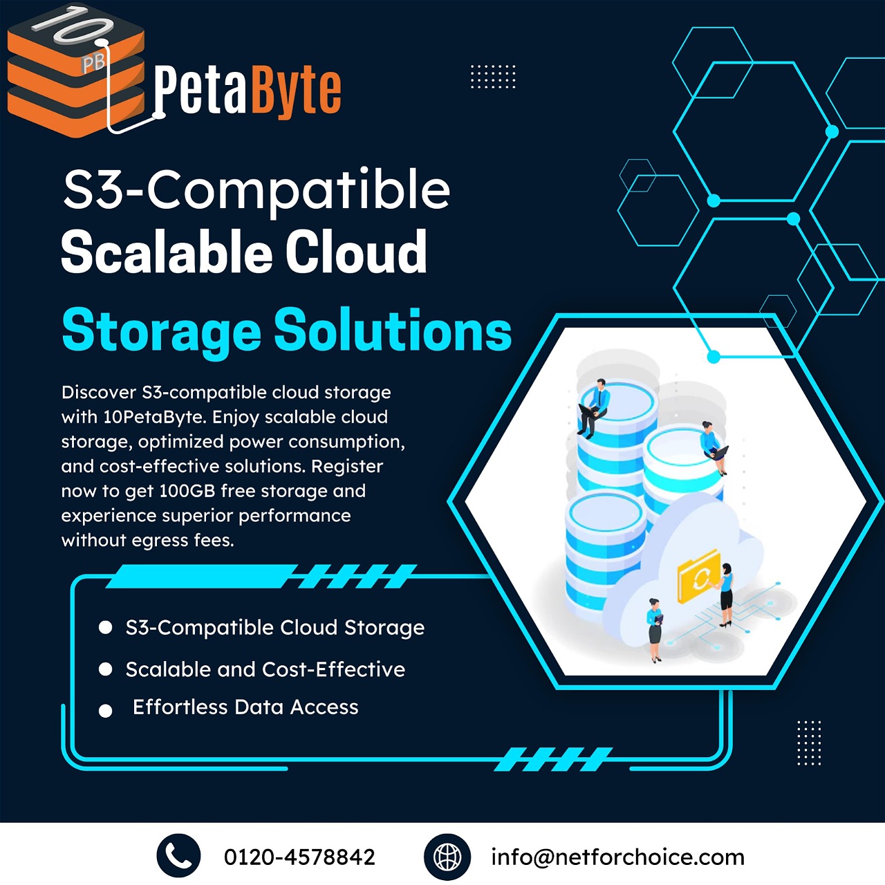 Unlock Seamless Cloud Storage with 10PetaByte – S3-Compatible & Scalable