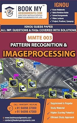 BUY Best IGNOU Guide Book MMTE 003 Pattern Recognition & Image Processing English Medium