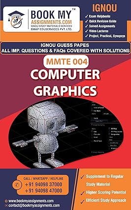 BUY Best IGNOU MMTE 004 Computer Graphic GUESS PAPER English Medium