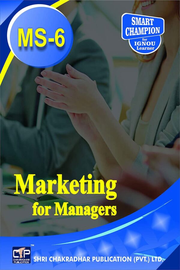 BUY IGNOU MS 6 Help Book Marketing for Managers Guide Book Study Material