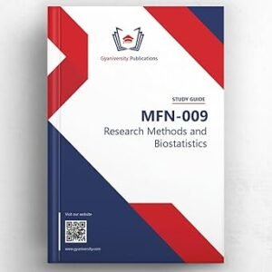 Best IGNOU Help Book English Medium MFN-009 : Research Methods and Biostatistics