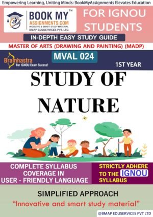 Best IGNOU Online Study Material MVAL 024 Study of Nature English Medium