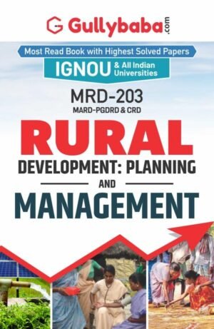 Gullybaba IGNOU Guide Book English Medium MRD-203 Rural Development Planning and Management