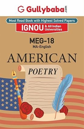 Gullybaba IGNOU MEG-18 American Poetry in English Medium