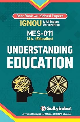 Gullybaba IGNOU MES-011 Understanding Education In English Medium Guide Book