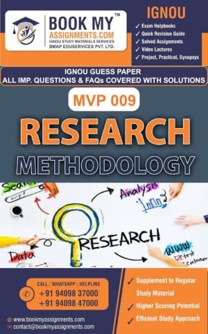 IGNOU Guess Paper MVP 009 Research Methodology Study Material