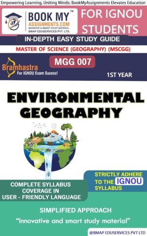 IGNOU Guide Book MGG 007 Environmental Geography English Medium