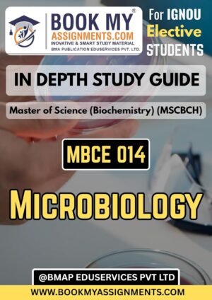IGNOU MBCE 014 Microbiology Master of Science Help Book
