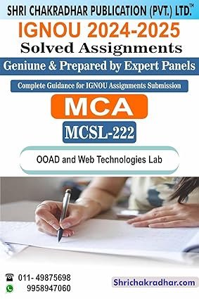 IGNOU MCSL 222