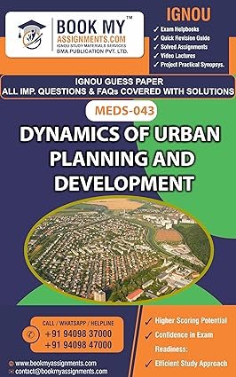 IGNOU MEDS 043 Dynamics of Urban Planning and Development Study Guide Book