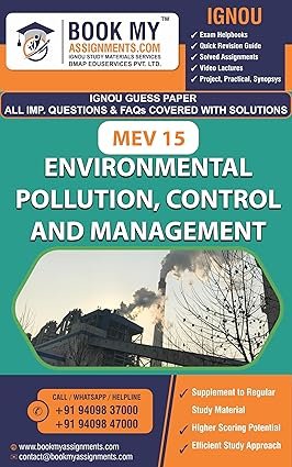 IGNOU MEV 015 Environmental Pollution, Control and Management Study Guide