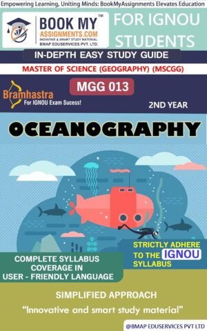 IGNOU MGG 013 Oceanography Study Guide Book Best Help Book