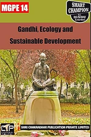 IGNOU MGPE 14 Help Book Gandhi, Ecology and Sustainable Development Guide Book English Medium