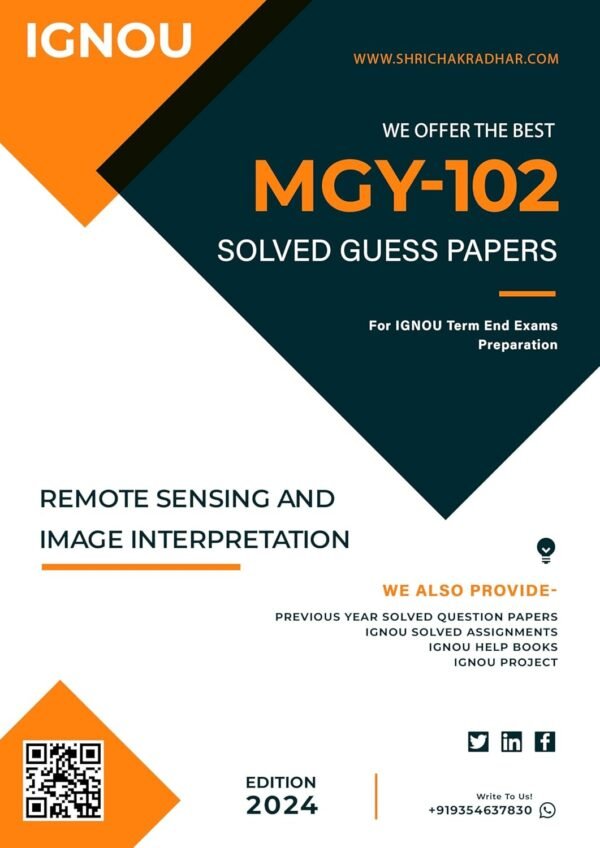 IGNOU MGY 102 Solved Guess Papers Most Important Question Answers