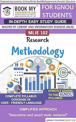 IGNOU MLIE 102 Research Methodology Study Material Guide Book