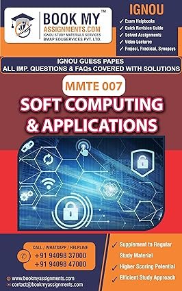 IGNOU MMTE 007 Soft Computing & Applications English Medium Guess Paper