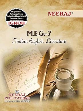 IGNOU NEERAJ MEG-7 - Indian English Literature - English Medium