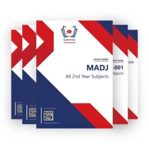 MADJ 2nd Year Compulsory IGNOU Study Guides Combo (Set of 4 books including MDJ-001, MDJ-002, MDJ-003, MDCE-006)