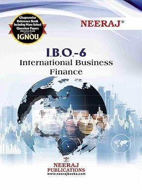 NEERAJ IGNOU IBO-06 International Business Finance English Medium