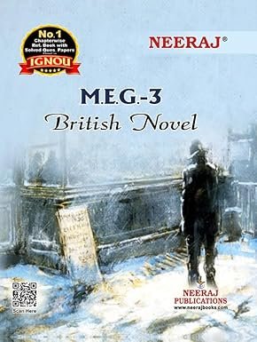 NEERAJ MEG-3 British Novel English Medium IGNOU Help Book