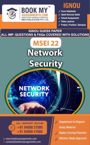 Top IGNOU Guess Paper for MSEI 022 Network Security English Medium