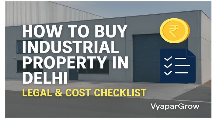 How to Buy Industrial Property in Delhi: Legal & Cost Checklist 2025 Guide