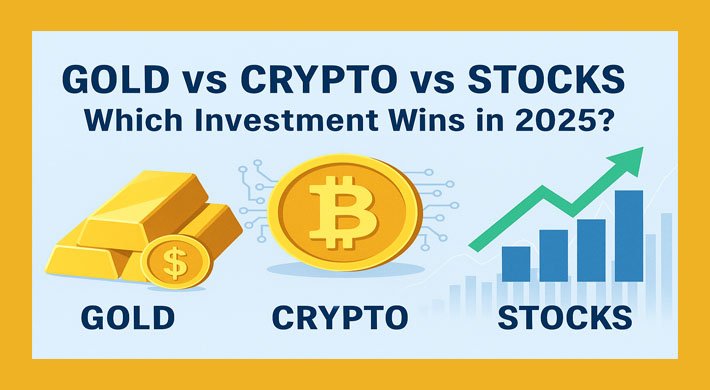 Gold vs Crypto vs Stocks: Which Investment Wins in 2025?