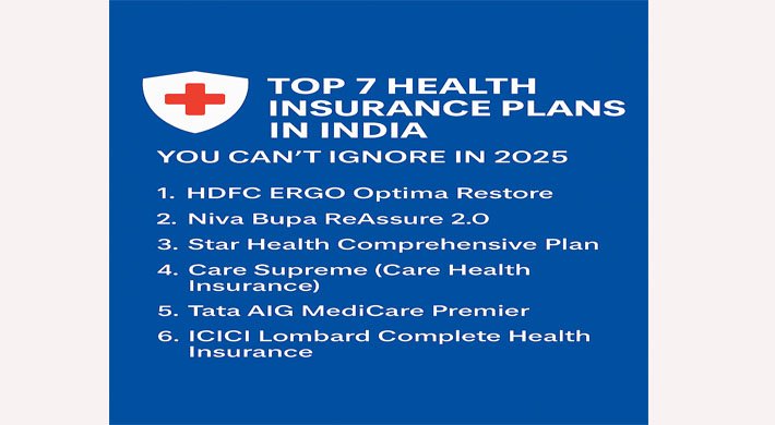 Top 7 Health Insurance Plans in India You Can’t Ignore in 2025