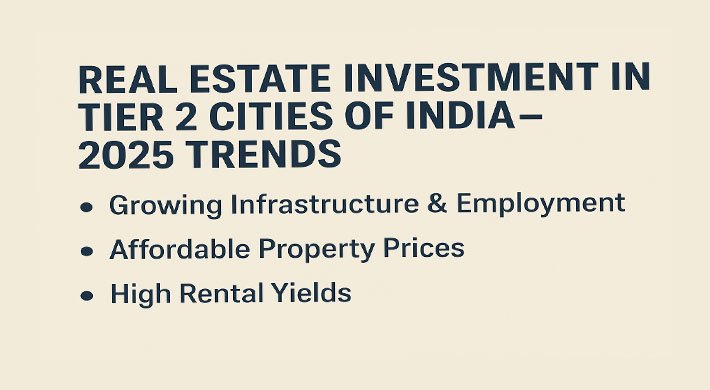 Real Estate Investment in Tier 2 Cities of India – 2025 Trends