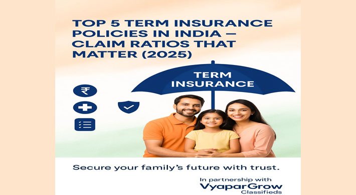 Top 5 Term Insurance Policies in India With High Claim Ratio (2025)