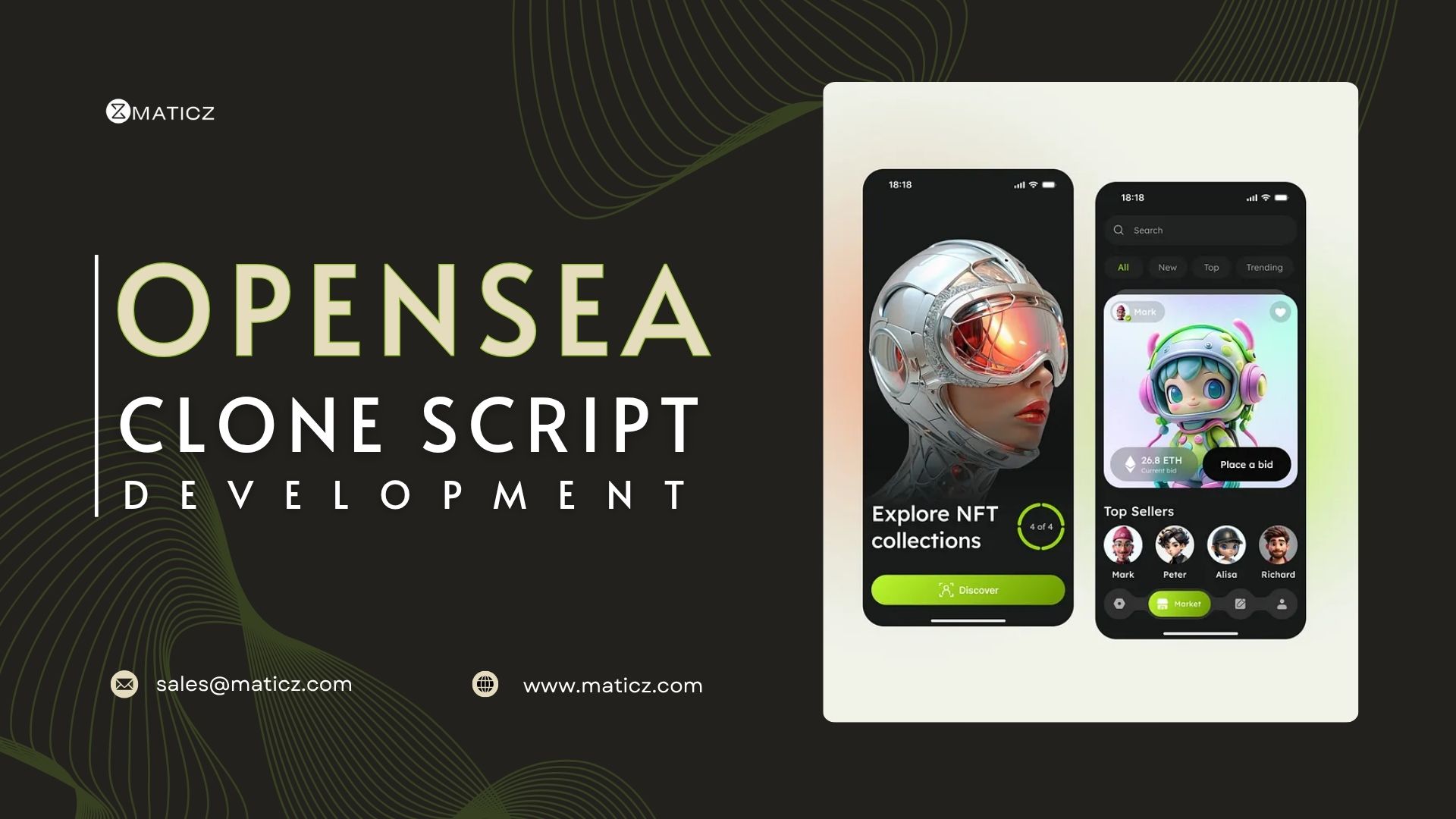 Launch Your Own NFT Marketplace Like OpenSea with Our Powerful Clone Script