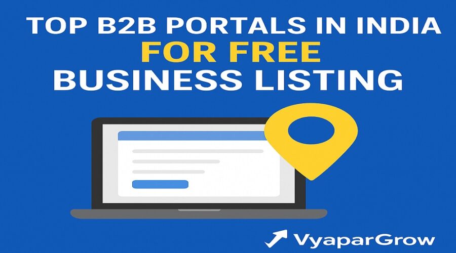 Top B2B Portals in India for Free Business Listing